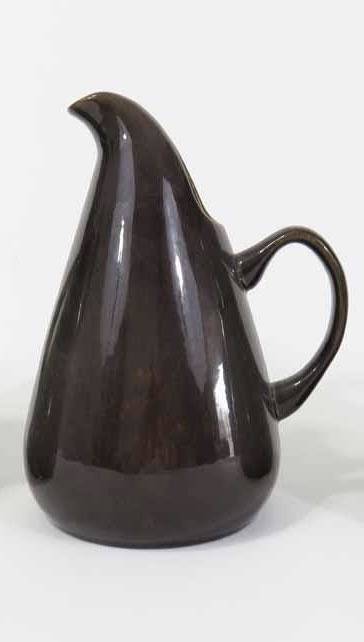 Russel Wright American Modern Pitcher- Chutney Brown Black