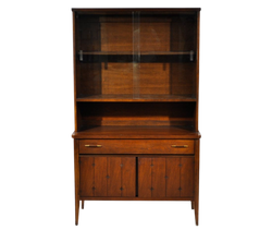 Broyhill Brasilia Standing Hutch and Credenza