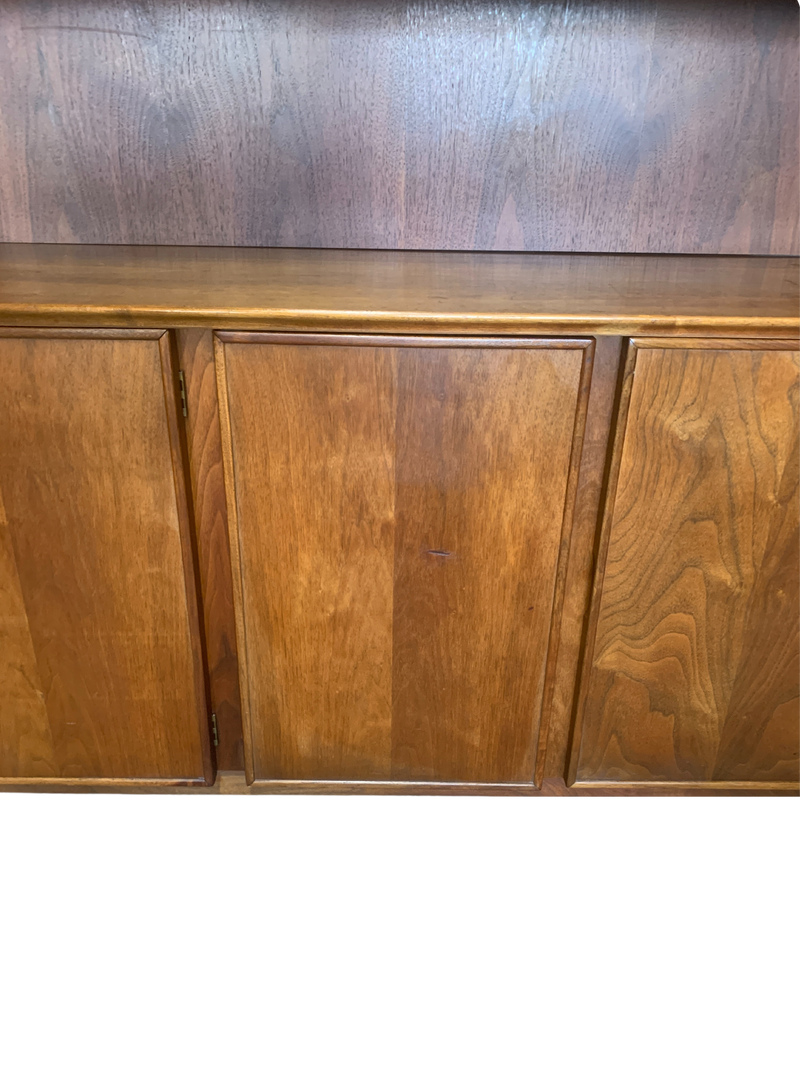 American of Martinsville Credenza with Display Cabinet