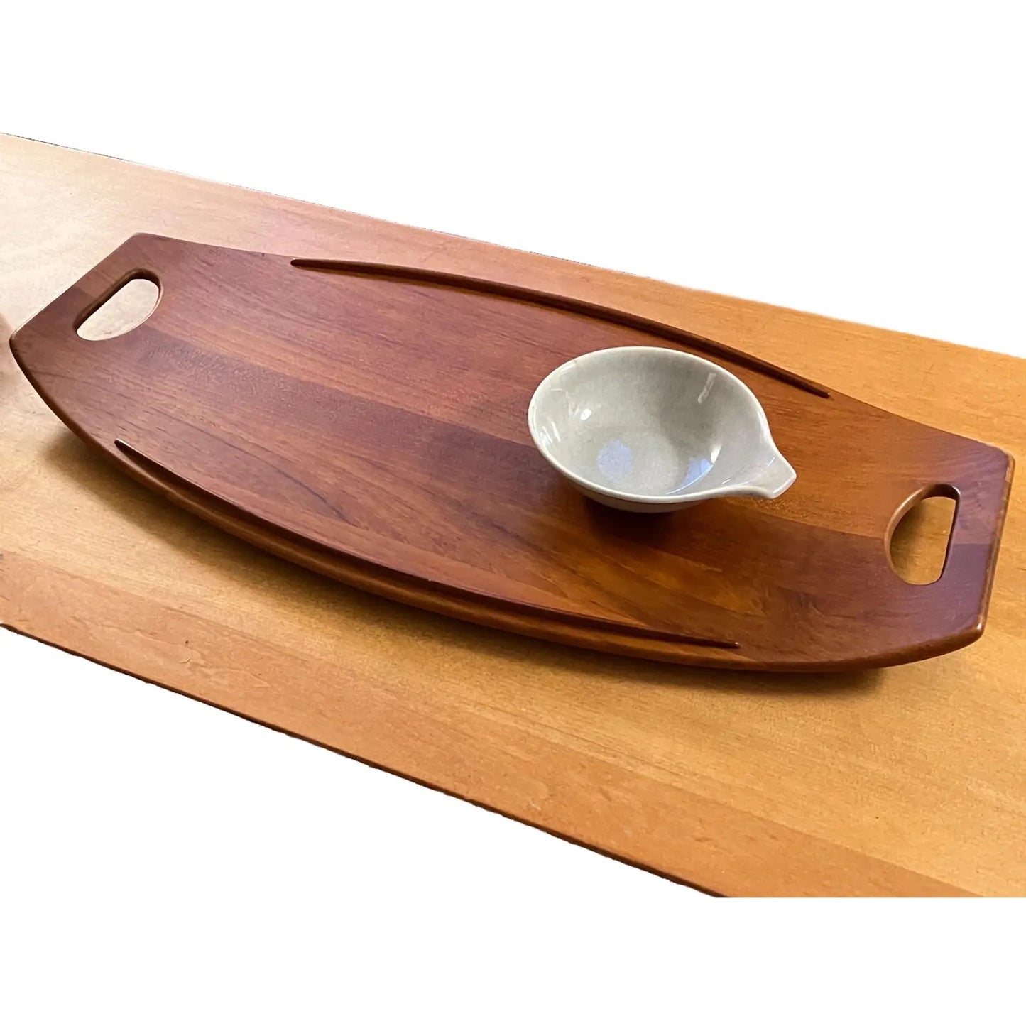 Large Teak Gondola Tray by Jens Quistgaard for Dansk, Model 208