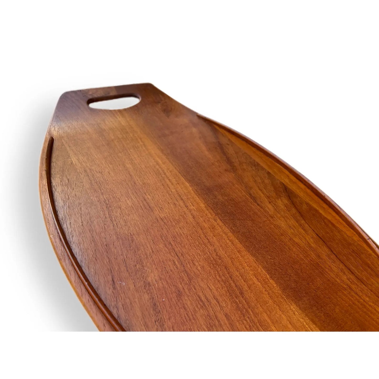 Large Teak Gondola Tray by Jens Quistgaard for Dansk, Model 208