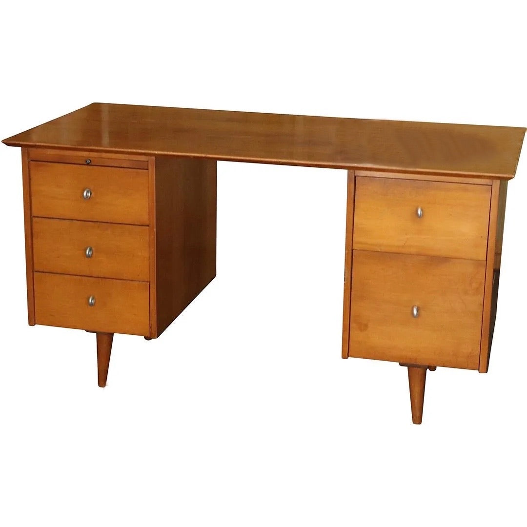 Paul McCobb Planner Group Double Pedestal Desk