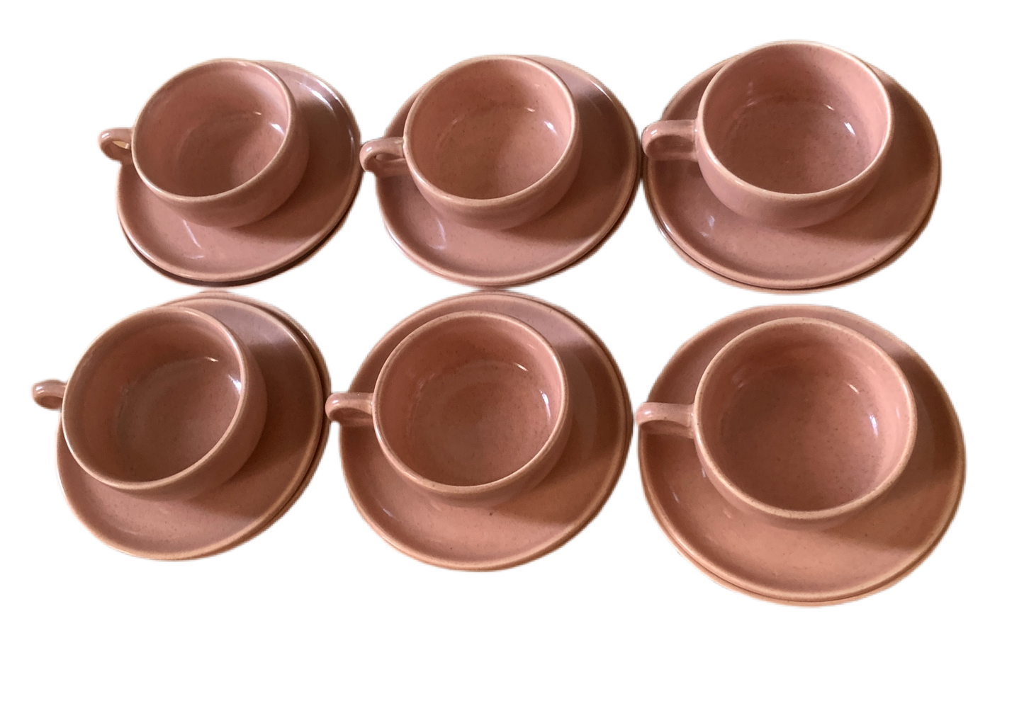 Russel Wright Steubenville Coral Tea Service for Six-23 pieces