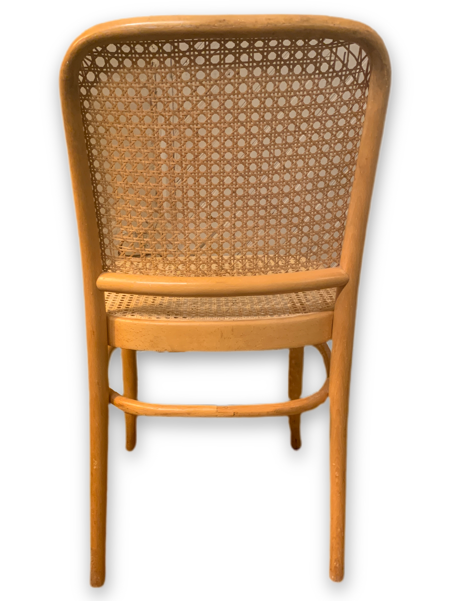 811 ‘Prague’ Chair by Josef Hoffmann for Thonet Bentwood and Cane Side Chair