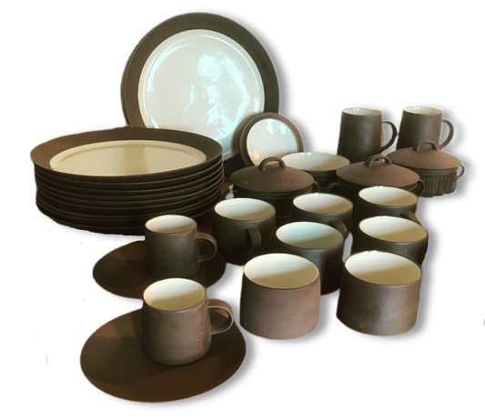 Dansk Denmark by Jens Quistgaard Flamestone Dining Set-36 pieces